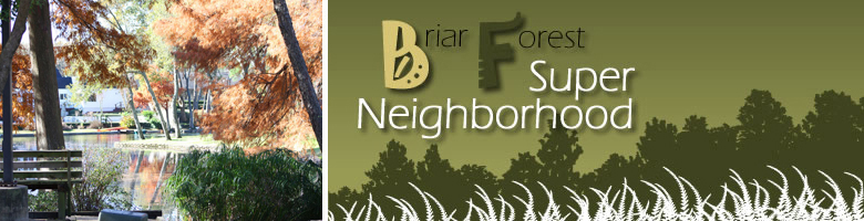 Welcome to Briar Forest Super Neighborhood!